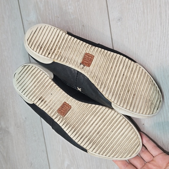 Frye Womem Melanie Black Leather Slip-On Shoes Flats Sz 7.5M - Picture 11 of 12